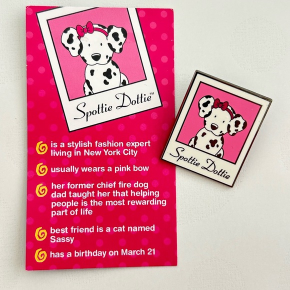Sanrio Other - Sanrio Friend of the Month Pin Spottie Dottie & Story Card Collectible Oct 2018